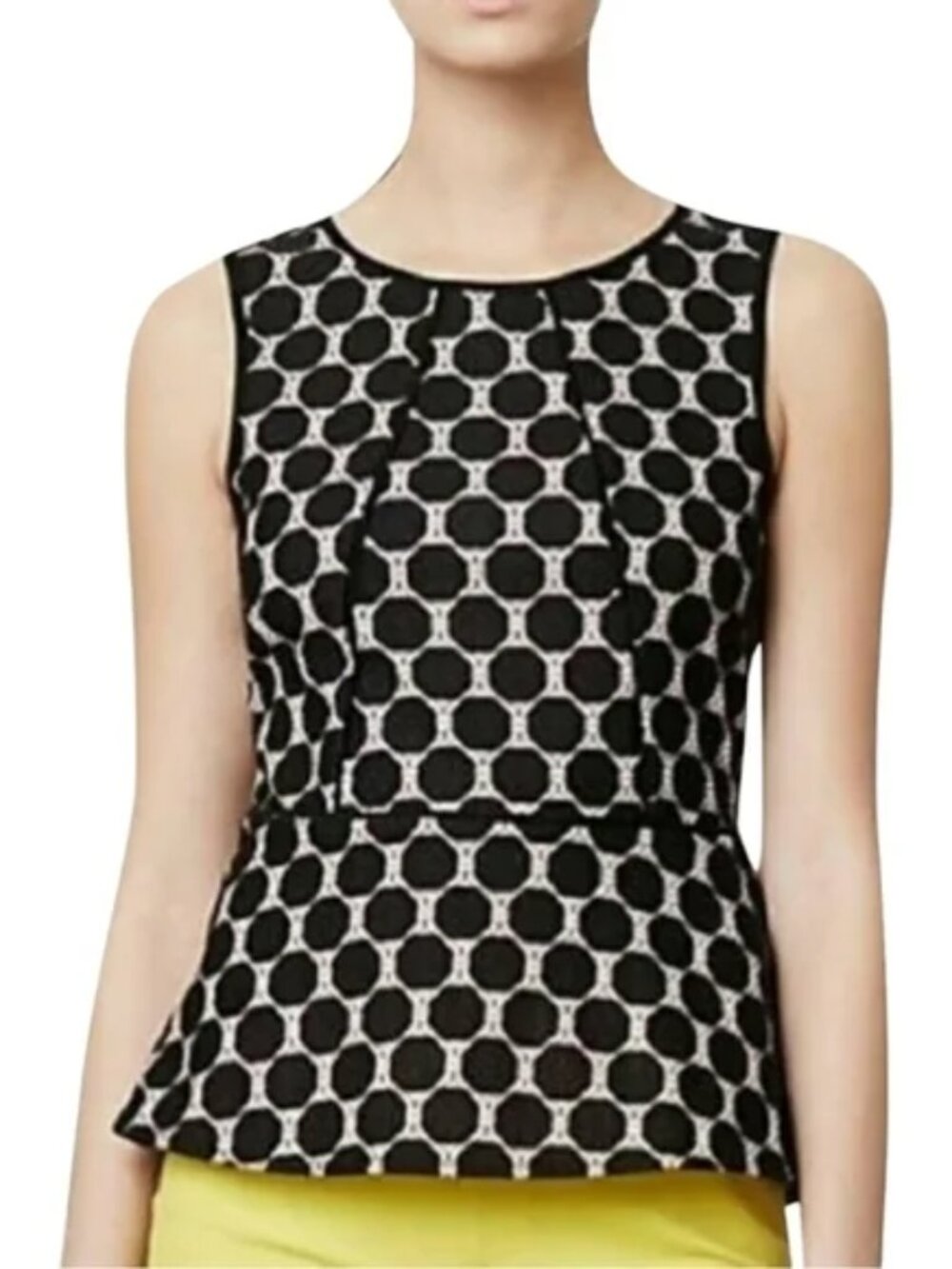 Anthropologie Weston Wear Peplum Top Sz M